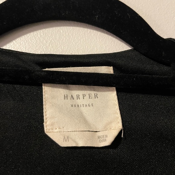 Francesca’s Black and White Polka Dot Wrap Dress - Picture 3 of 4